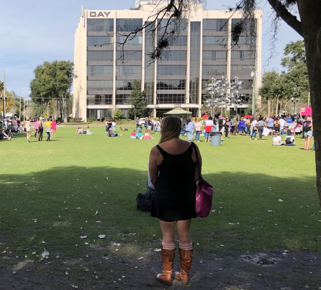 Image of Lake Eola Park in Orlando Florida after the 2019 Women's March