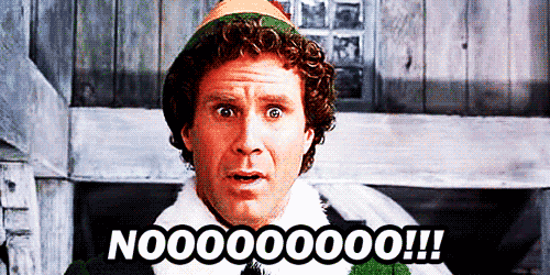 Gif of Will Ferrell from the movie Elf
