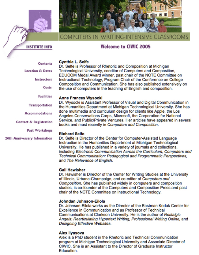 page 4 of the 2005 CIWIC site, which continues to describe the branches