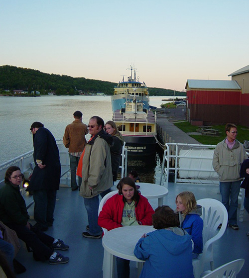 a view of the deck during WNM 2006