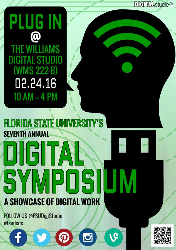 Promotional poster for 7th Digital Symposium