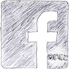 Facebook icon changed to read 'force'