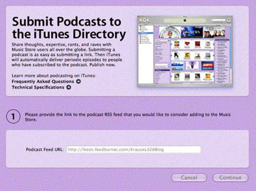 submitting podcasts to iTunes