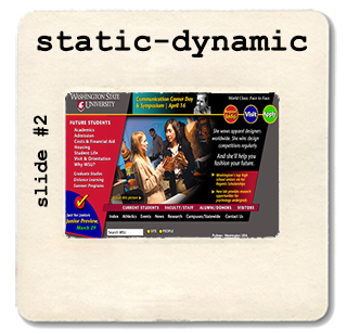  Link to Static-dynamic: Slide two