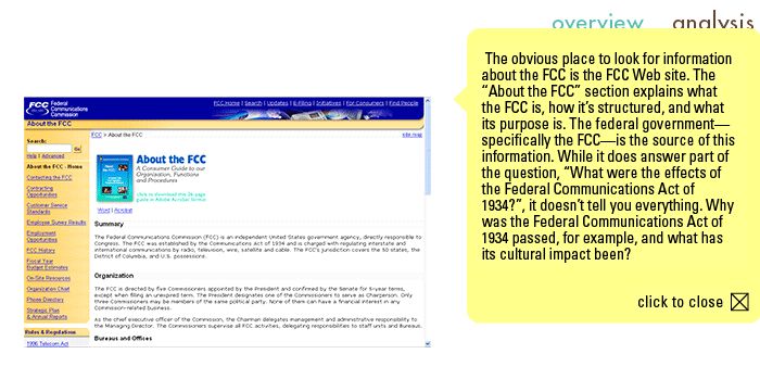 Tutorial 1 discussion of FCC web site