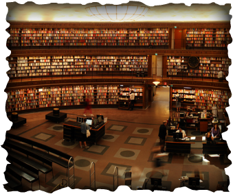 image of expansive library