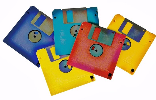 retro floppy disks